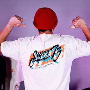 male model wearing Electric Surf Tee
