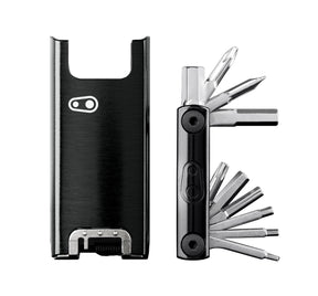 Crankbrothers F15 Multi-tool features on white background