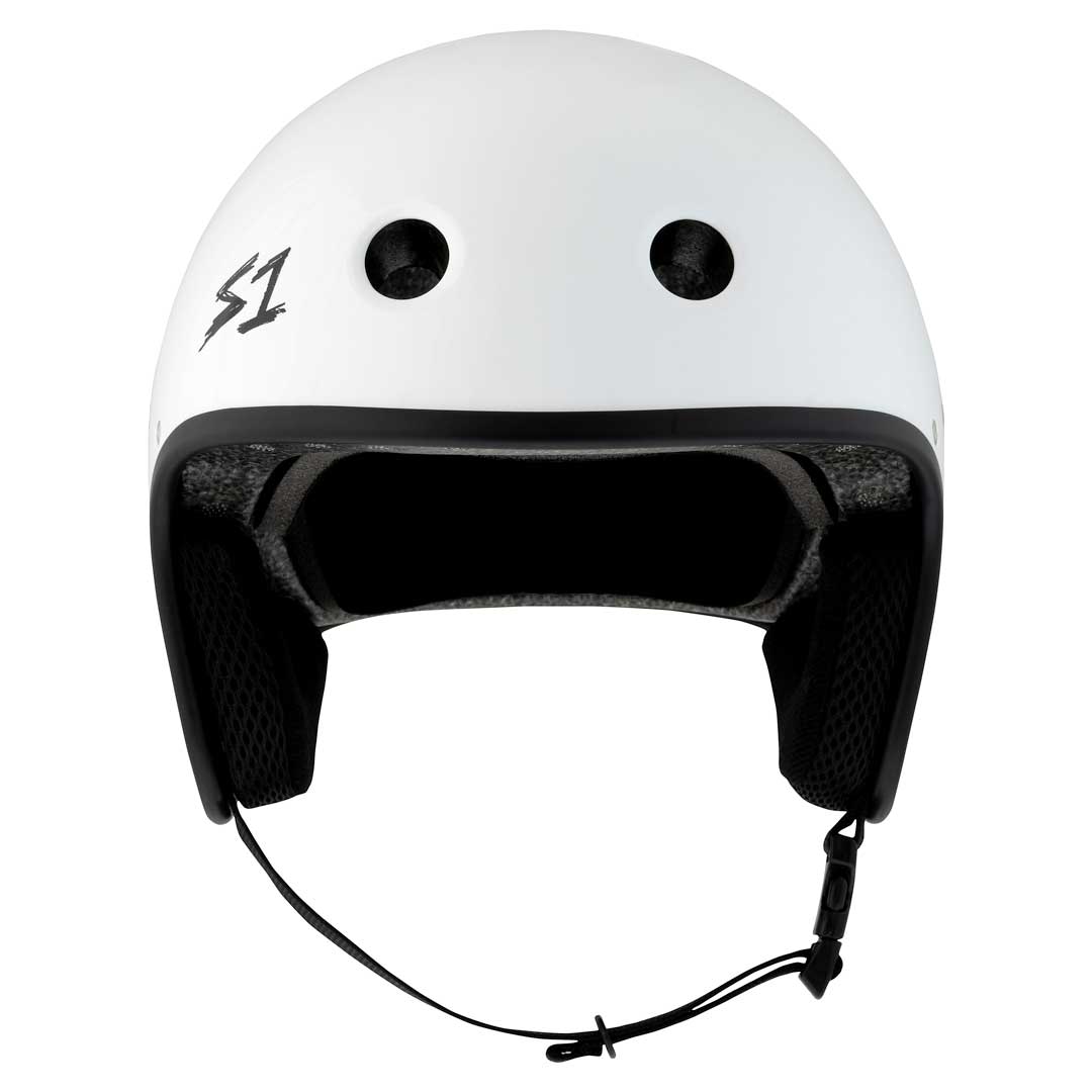 S1 Retro Lifer E-Helmet  - White Gloss