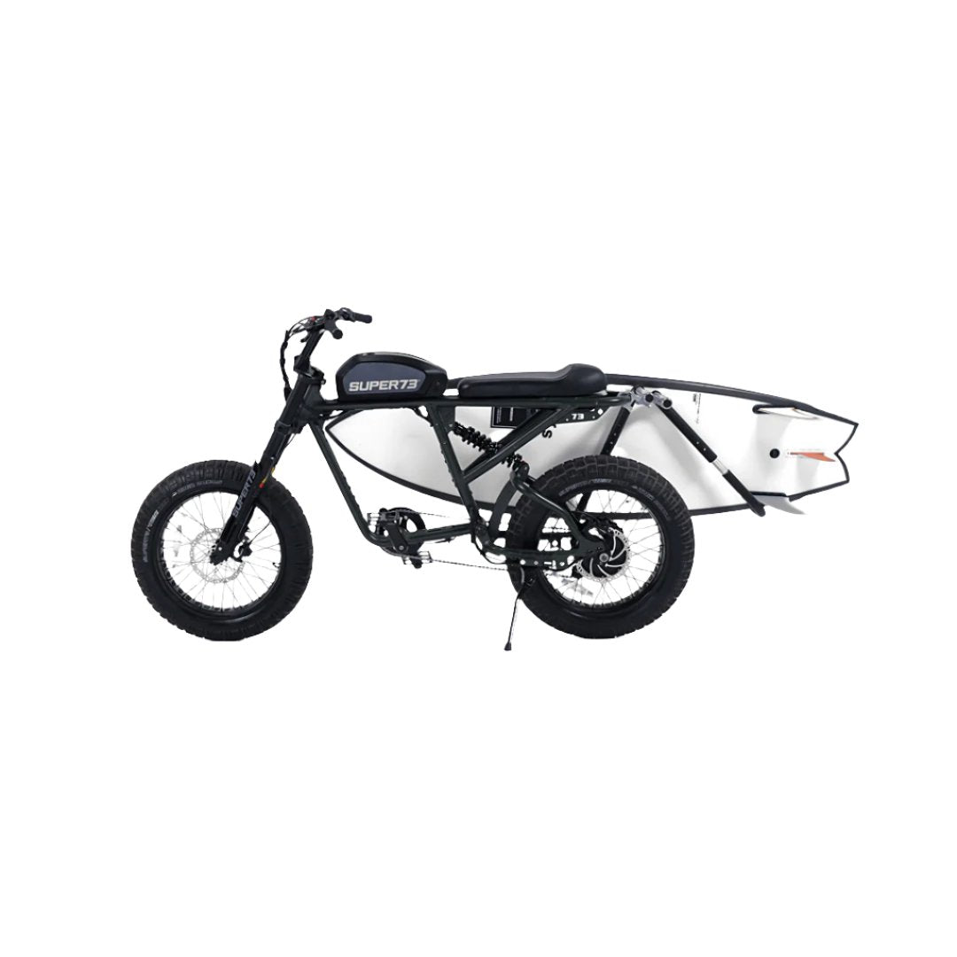 MBB Shortboard Surf Rack on bike